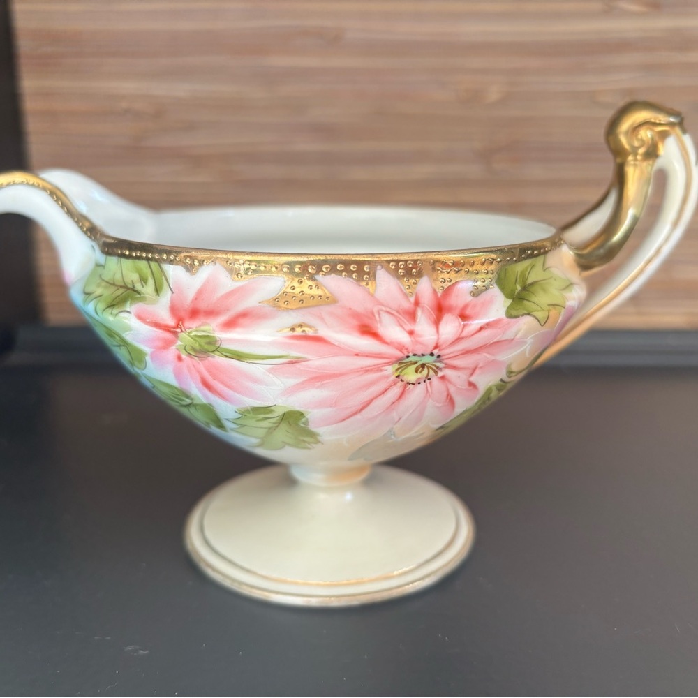 Vintage Nippon Floral Creamer